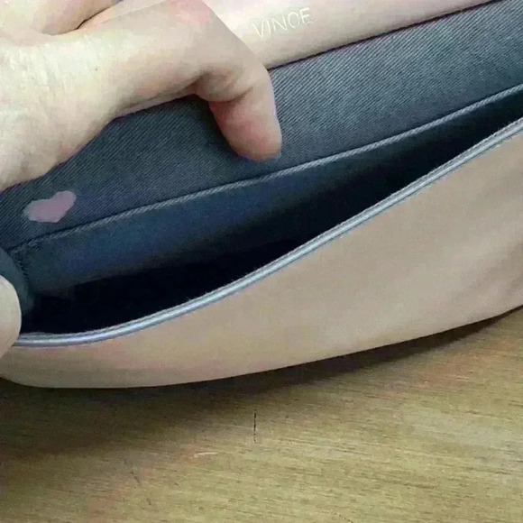 Vince Camuto Genuine Leather Light Pink handbag bag - Picture 7 of 9